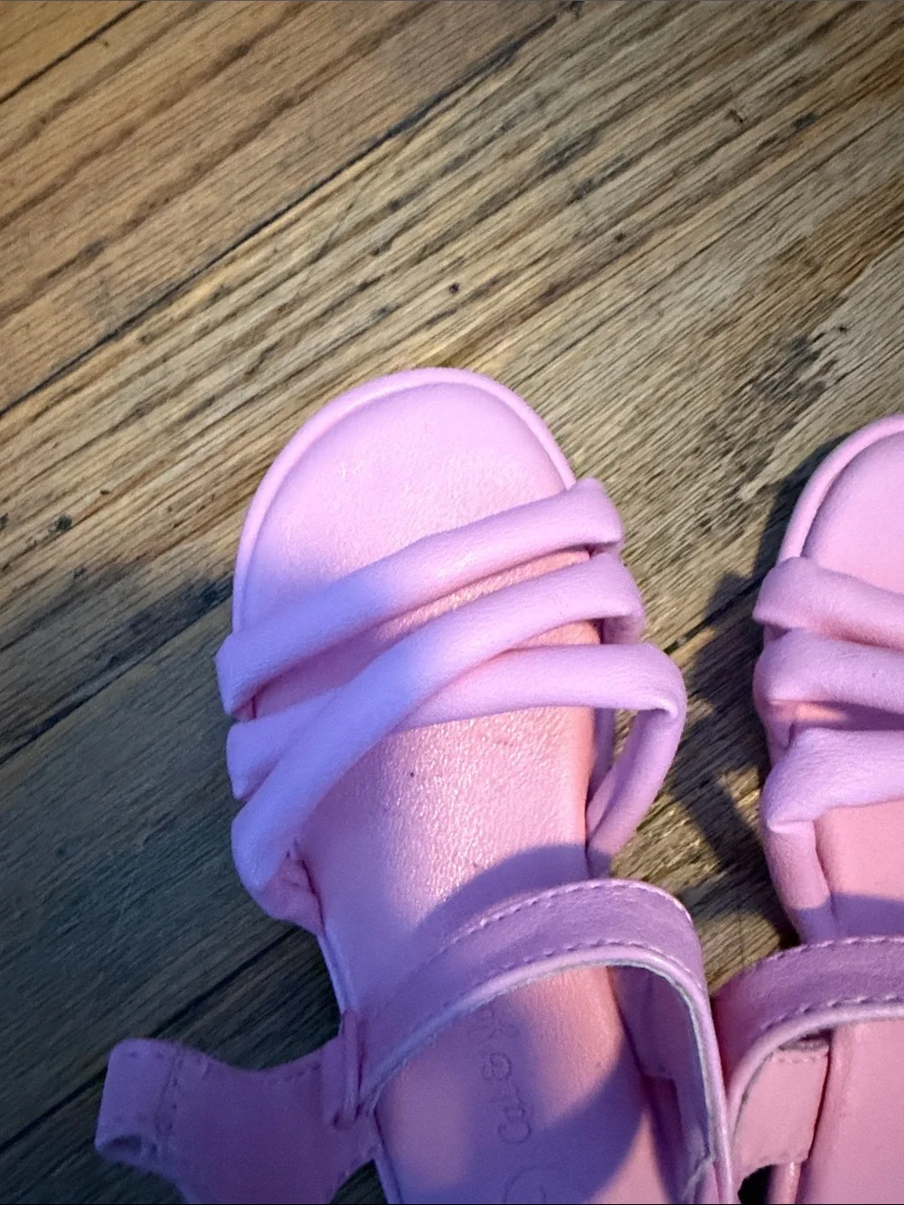 Cat & Jack Light Pink Kids Strap Sandals
